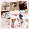   5 Rolls 5 Colors Polyester Frayed Ribbon OCOR-PH0002-79-6