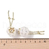 Handmade Polymer Clay Rhinestone Tassel Dangle Beads CLAY-H003-01G-01-3