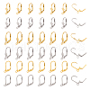 Unicraftale 60Pcs 6 Styles 304 Stainless Steel Leverback Earring Findings STAS-UN0060-14-1