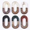 Resin & Walnut Wood Pendants RESI-R427-02-2