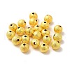 Brass Textured Beads EC225-G-3