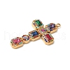 304 Stainless Steel Rhinestone Pendants STAS-V015-04B-G-2