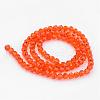 Transparent Glass Bead Strands GLAA-G013-4mm-70-2