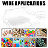 AHADERMAKER 25Pcs 2 Styles PLastic Bead Containers CON-GA0001-21-6