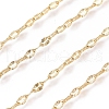3.28 Feet Ion Plating(IP) 304 Stainless Steel Textured Dapped Chains X-CHS-D004-02G-3