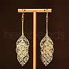 Alloy Dangle Earrings EJEW-S260-01D-G-1