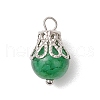 10Pcs Glass Pendants PALLOY-JF03217-3