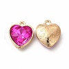 Faceted Glass Rhinestone Pendants GLAA-I051-B20-1