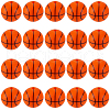SUNNYCLUE 32Pcs All Kinds of Sports Balls Silicone Beads SIL-SC0001-81B-1