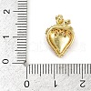 Brass Micro Pave Cubic Zirconia Enamel Pendants X-KK-L231-20G-3