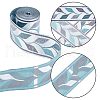 Gorgecraft 10M 2 Styles Embroidery Polyester Ribbon OCOR-GF0002-67A-6