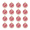 Golden Plated Alloy Enamel Charms X-ENAM-S118-08P-2