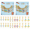 Hot Air Balloon Pendant Stitch Markers HJEW-AB00403-1