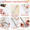 SUPERDANT 1 Set Wooden 2-Ring Loose Leaf Binder Postcard Phote Album Cover DIY-SD0001-02G-4