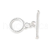 Eco-friendly Brass Toggle Clasps KK-D082-05S-A-1