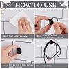 CRASPIRE 40Pcs Resin Car Mini Hooks AJEW-CP0008-52-5