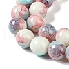 Baking Paint Glass Bead Strands X-GLAA-H031-01C-01-3