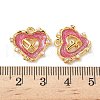 304 Stainless Steel Rhinestone Pendants STAS-U057-05G-01-3