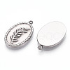 Non-Tarnish 304 Stainless Steel Pendants STAS-L022-323P-2