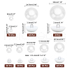   288Pcs 8 Style 1-Hole Plastics Shank Button DIY-PH0017-77-2