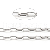 Non-Tarnish 3.28 Feet 304 Stainless Steel Paperclip Chains X-STAS-H111-04P-A-2