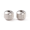 Tarnish Resistant 201 Stainless Steel Beads STAS-A057-04D-P-1