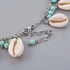 Cowrie Shell Anklets AJEW-AN00246-3