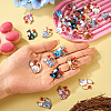 Alloy Enamel Pendants FIND-TAC0008-73KCG-02-6