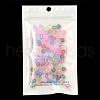 Transparent Frosted Glass Beads FGLA-YW0001-02A-6