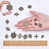 SUNNYCLUE Tibetan Style Links connectors TIBE-SC0001-09AB-NF-3
