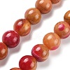 Natural Multi-Color Agate Beads Strands G-A261-B12-14mm-2