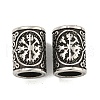 316 Surgical Stainless Steel European Beads STAS-Q326-03AS-04-1
