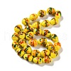 Handmade Lampwork Beads Strands LAMP-Q036-08E-2