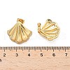 Brass Clear Cubic Zirconia Stud Earrings EJEW-Q017-05B-G-5
