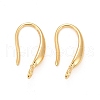 Rack Plating Eco-friendly Brass Earring Hooks KK-D075-09G-RS-1