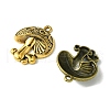 30Pcs 6 Styles Tibetan Style Alloy Mushroom Pendants TIBE-FS0001-14-3