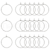 Unicraftale 304 Stainless Steel Wine Glass Charms Rings STAS-UN0001-49P-1
