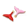 304 Stainless Steel Enamel Charms STAS-Q363-14A-G-2