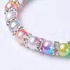 Acrylic Imitation Pearl Stretch Bracelets BJEW-JB04199-2