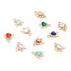 Mega Pet 20Pcs 10 Color Zinc Alloy Links Connectors ALRI-MP0001-01-2