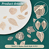   44Pcs 11 Style Brass Big Pendants KKC-PH0001-03-4