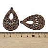Walnut Wood Pendants WOOD-A025-04C-3
