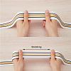 Gorgecraft 4.7 Yards Flat Polyester Striped Elastic Wide Band OCOR-GF0003-86D-3