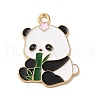 Alloy Enamel Pendants ENAM-E064-07B-KCG-1