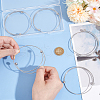 Unicraftale 5Pcs 304 Stainless Steel Wire Wrap Bangles Making MAK-UN0001-51-4