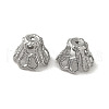 Non-Tarnish 304 Stainless Steel Bead Caps STAS-P363-03A-P-1