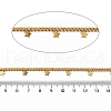 Ion Plating(IP) 304 Stainless Steel Curb Chains CHS-G041-02G-01-2