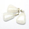 Trapezoid Natural Crystal Pendants G-Q359-18-2