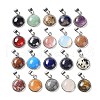 Natural & Synthetic Mixed Stone Pendants G-K337-07B-1