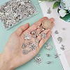 SUPERFINDINGS 144Pcs 12 Style Tibetan Style Alloy Pendants TIBEP-FH0001-09-4